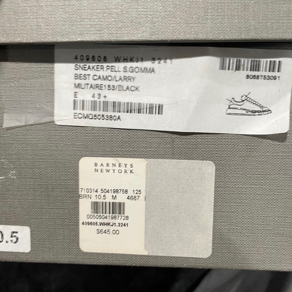 Alexander McQueen Oversized Camo Sneakers - Picture 14 of 14